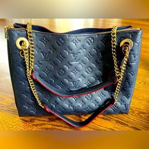 Authentic Louis Vuitton Empreinte Monogram Surene PM Bag in Like New Condition